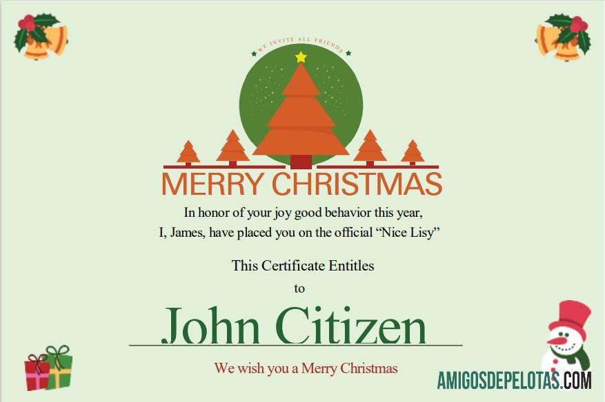 Vale-presente de Natal nos EUA amostra